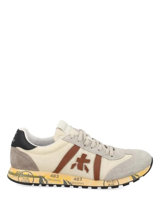 Premiata White Sneakers Lucy 8189 And Light for men