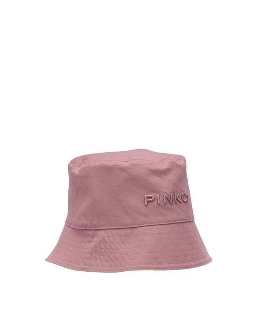 Pinko Pink Cotton Hat