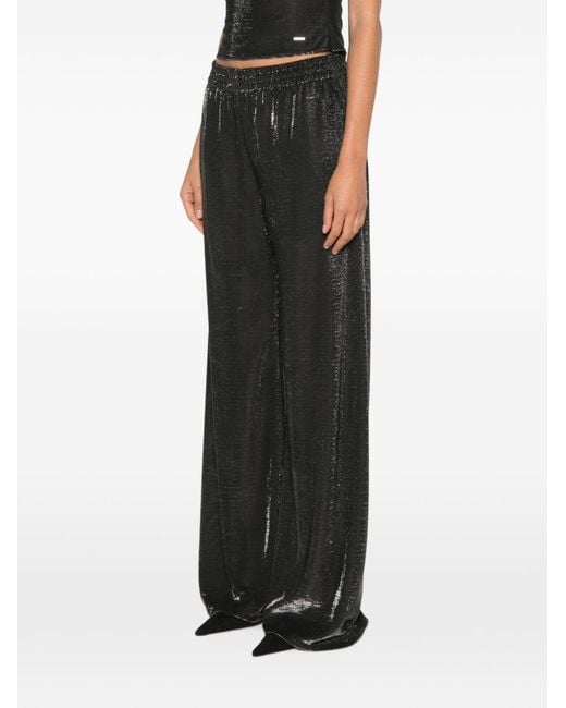 Gucci Black Viscose Tailored Pants