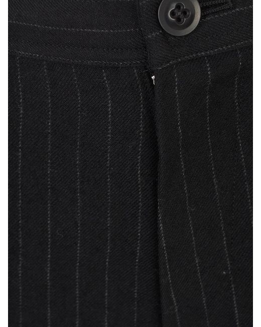 Y's Yohji Yamamoto Black O Waist String Thin Pants