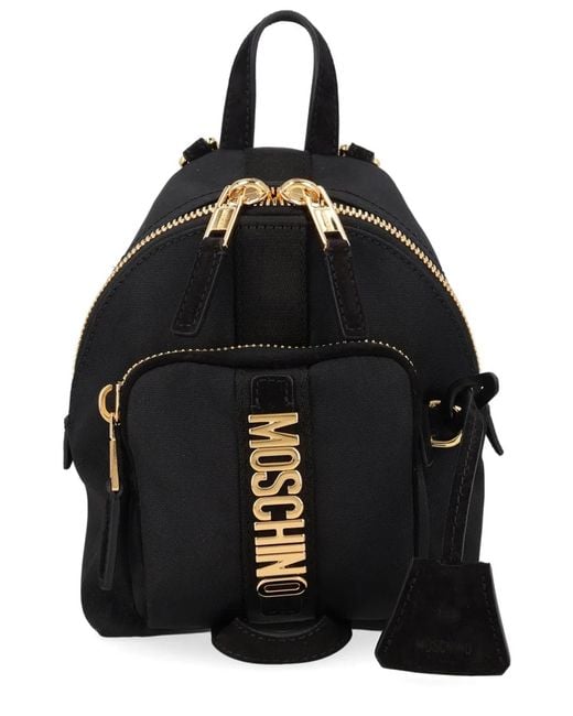 Moschino Couture Black Zaino Carry Me