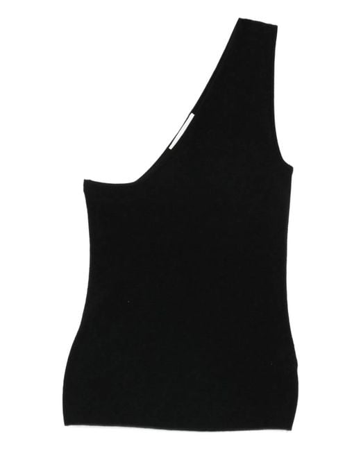 Lisa Yang Black Sorea Cotton And Cashmere Top