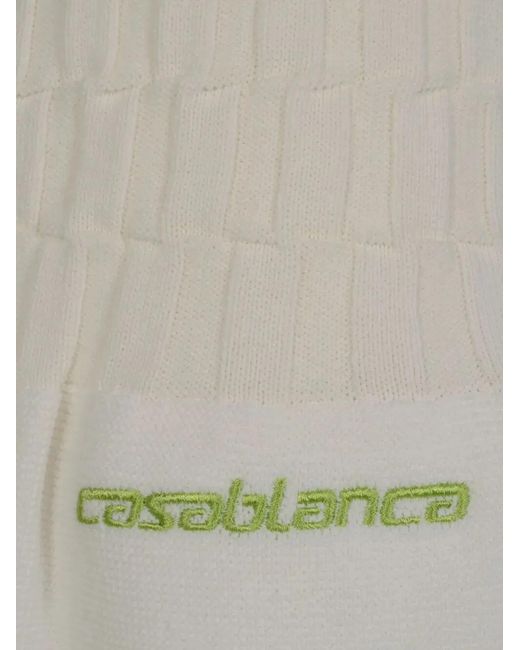 Casablanca White "Tennis" Mini Skirt