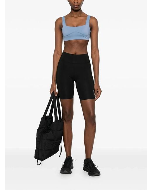 Autry Black Cyclist Shorts