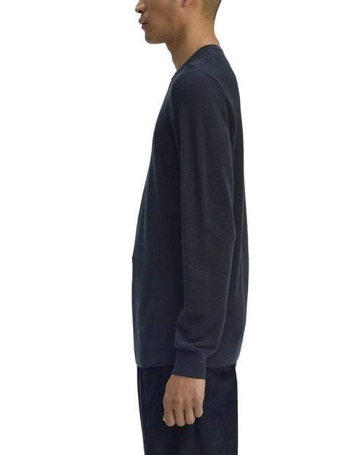 Fred Perry Blue Jersey With Logo for men