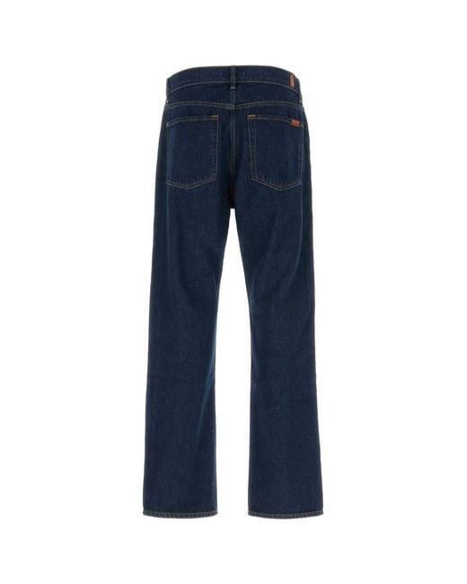 7 For All Mankind Blue Jeans Over for men