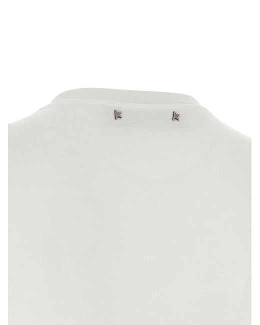 Golden Goose Deluxe Brand White 'Journey' T-Shirt for men