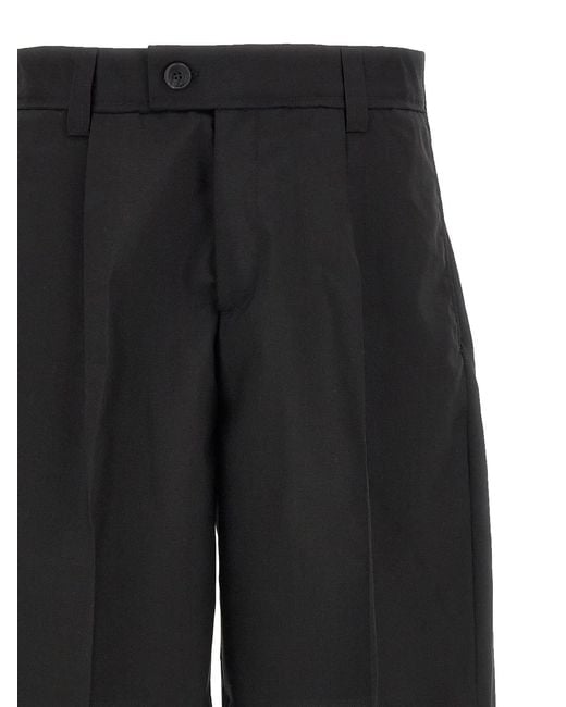 mfpen Black 'Classic' Bermuda Shorts for men