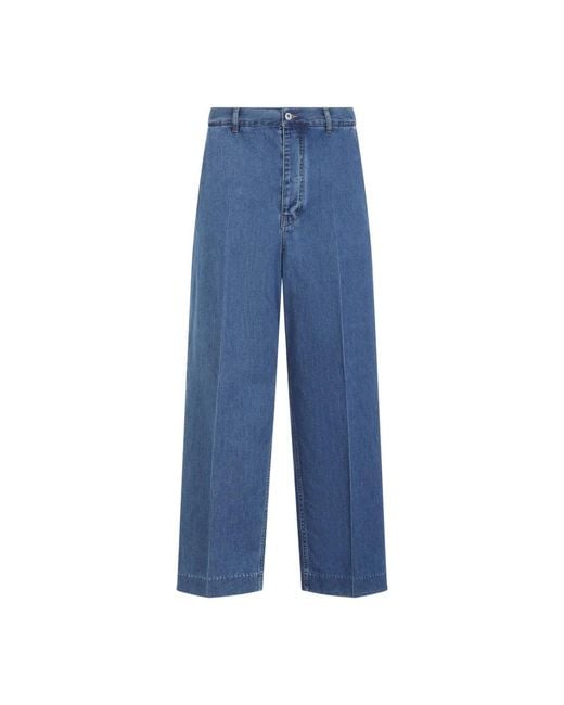Bottega Veneta Blue Mid Straight Leg Jeans for men