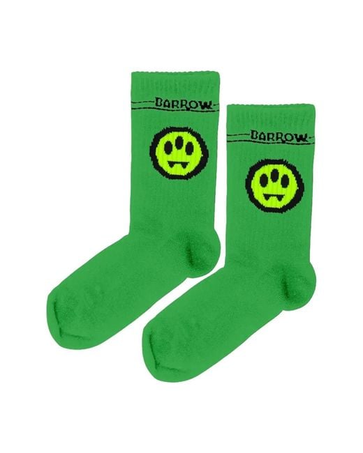 Barrow Green Sock With Logo