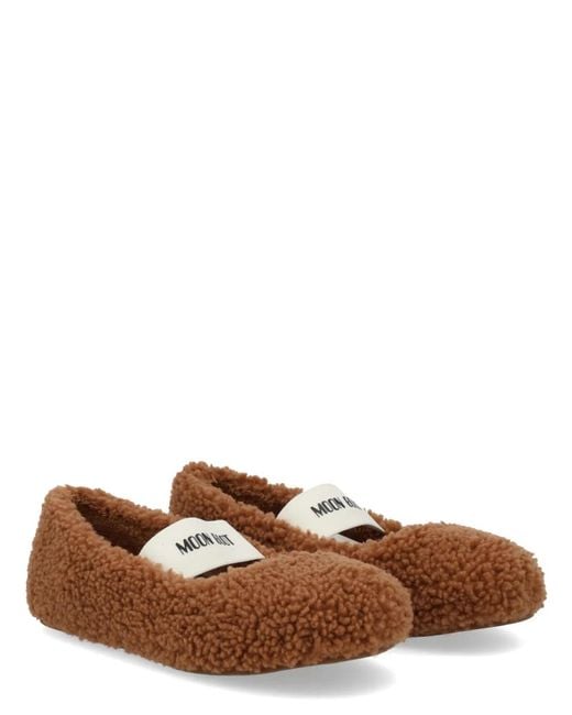 Moon Boot Brown Ballerinas