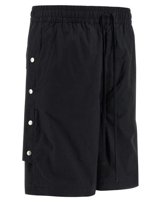 Thom Krom Black '33' Bermuda Shorts for men