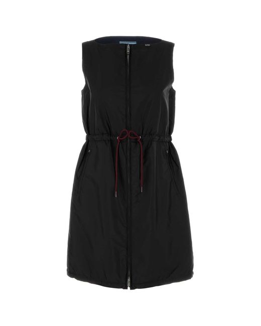 Prada Black Re-Nylon Dress