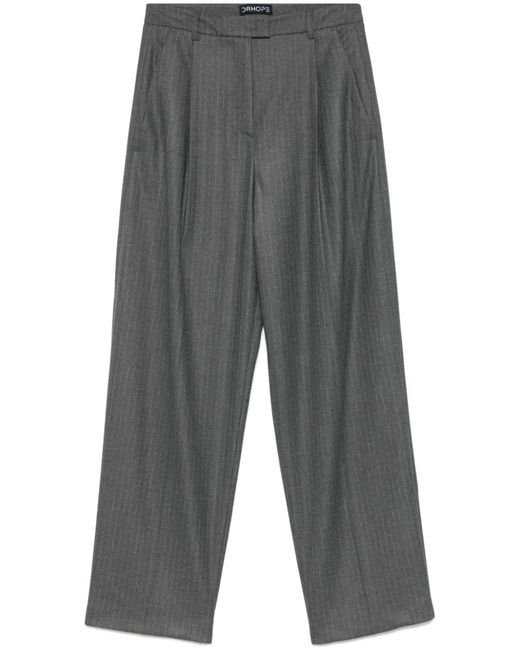 DR. HOPE Gray Pences Trousers