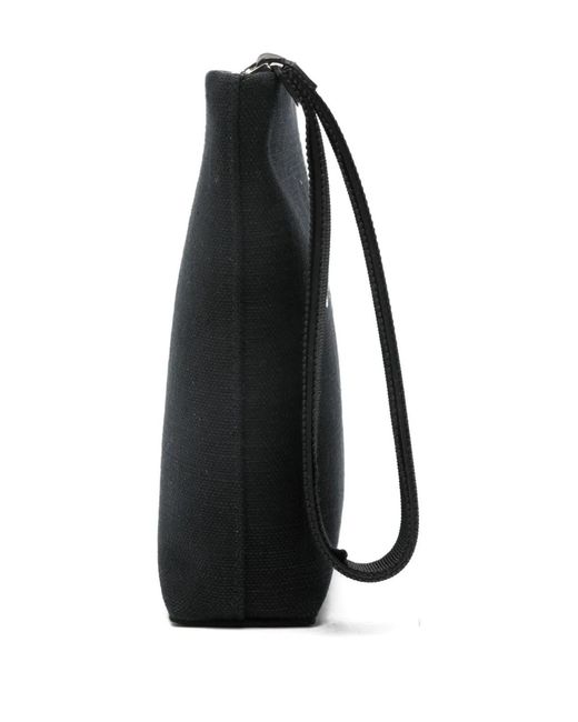 Givenchy Black Canvas Pouch With Zip
