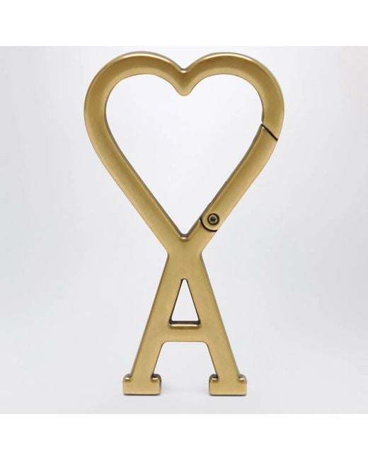 AMI Metallic Ami De Cœur Keyring With-Tone Metal Clasp for men