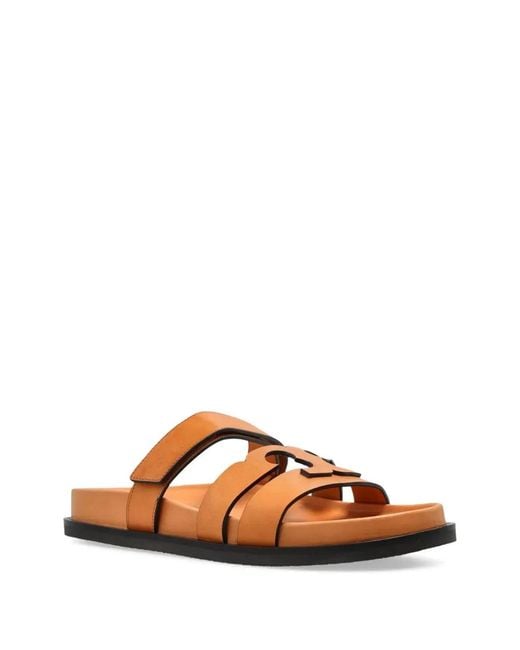 Tory Burch Brown Ines Sport Slide
