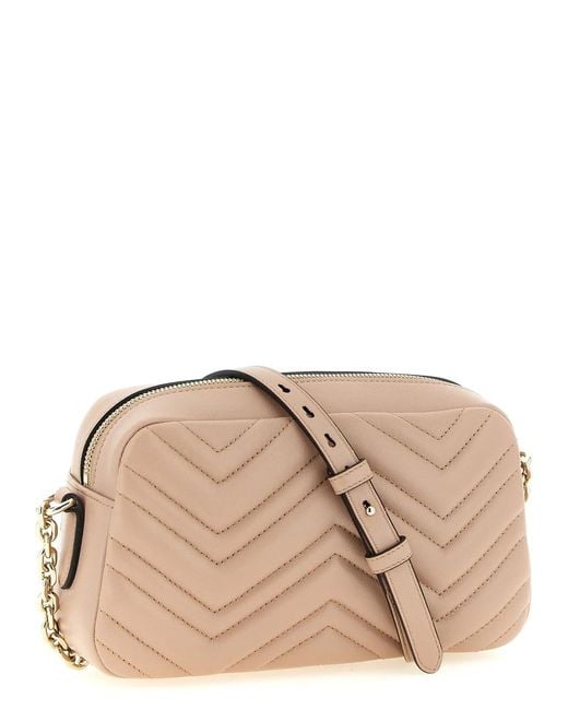 Gucci Natural 'Gg Marmont' Small Crossbody Bag