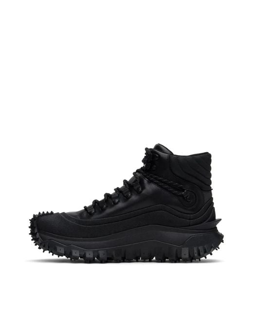 Moncler Black Trailgrip High Gtx Lace-Up Boots