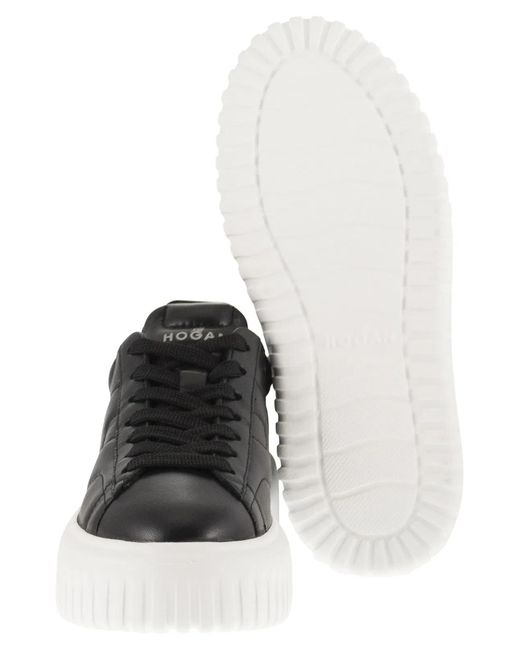 Hogan Black H-Stripes