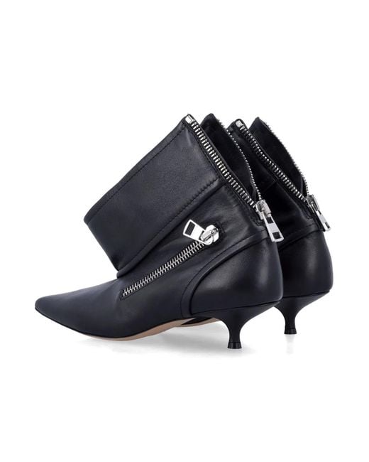 J.W. Anderson Blue Biker Kittrn Heel