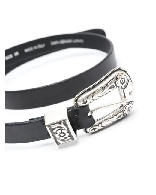 Golden Goose Deluxe Brand Black Leather Belt