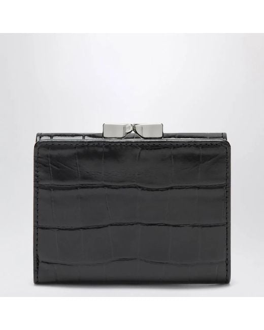 Vivienne Westwood Black Small Frame Wallet