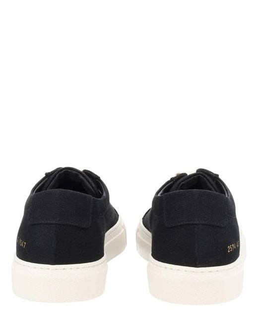 Common Projects Black Cotton Sneakers for men