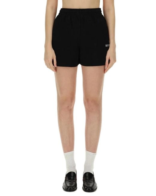 ROTATE BIRGER CHRISTENSEN Black High Waisted Shorts