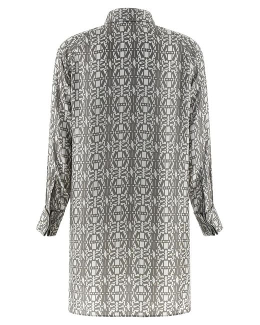 Max Mara Gray 'Grembo' Dress