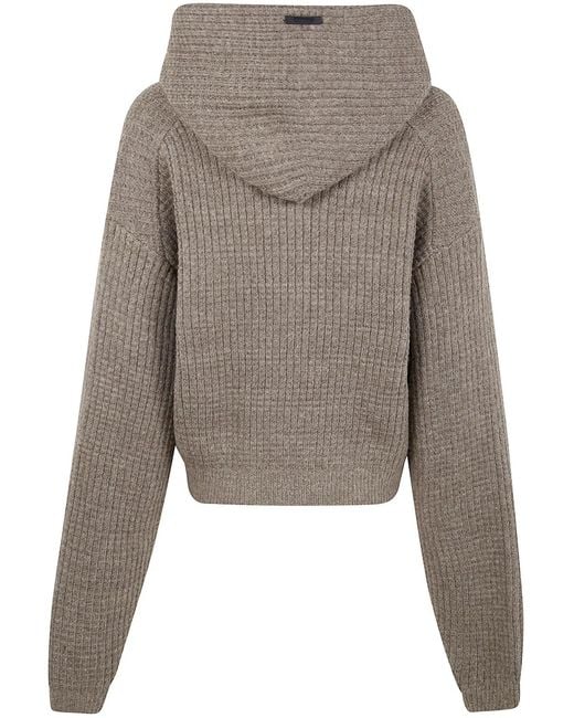 Fear Of God Brown Heavy Waffle 90's" Hoodie
