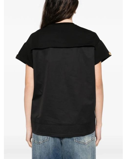 Elisabetta Franchi Black Cotton Sweater