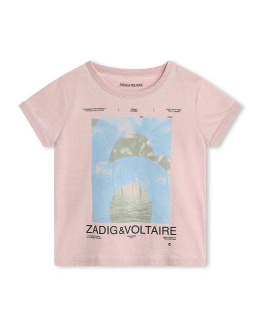 Zadig & Voltaire Pink Zadig&Voltaire Tee Shirt