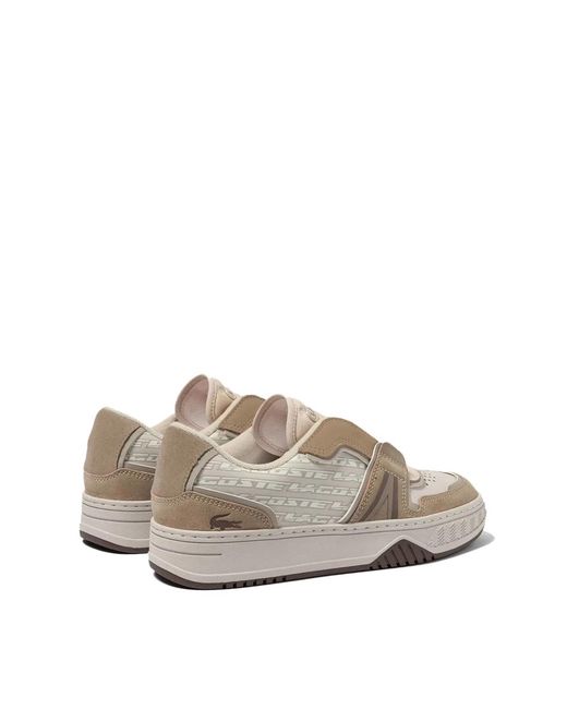Lacoste White L001 Crafted Sneakers