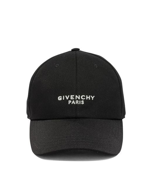 Givenchy Black Paris" Baseball Cap for men