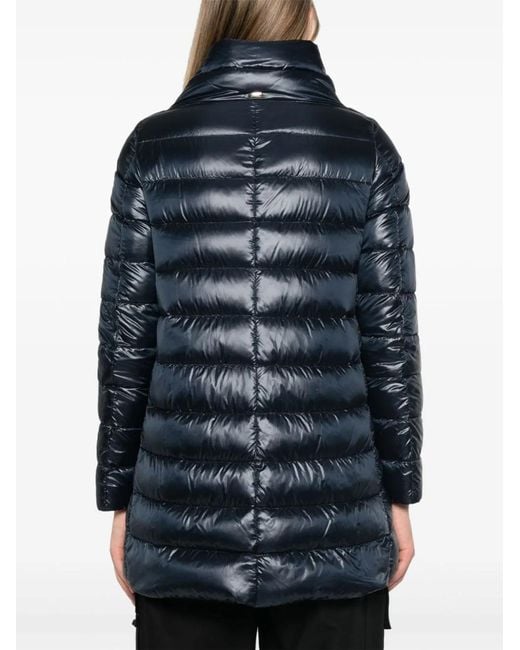 Herno Blue Amelia Midi Down Jacket