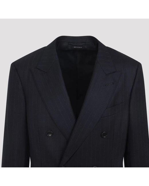 Tom Ford Blue Pinstripe Jacket for men
