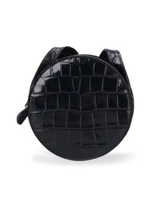 AMI Black Round Paris Paris Bag