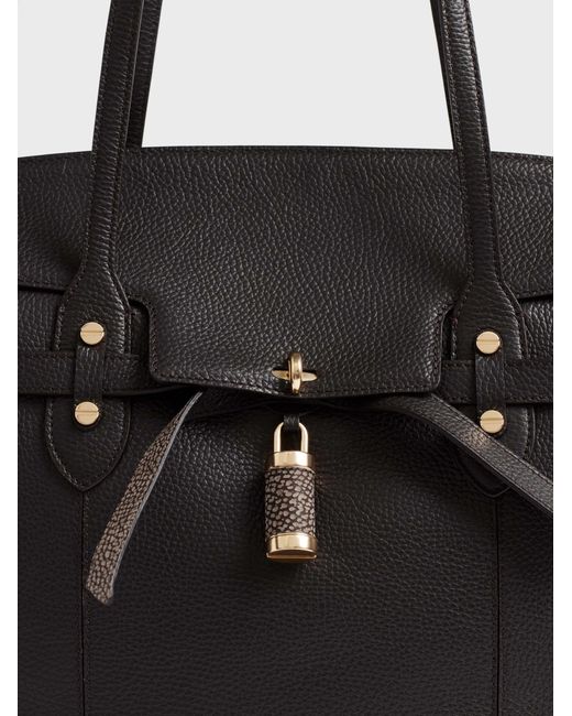 Borbonese Black Borsa Shopping L
