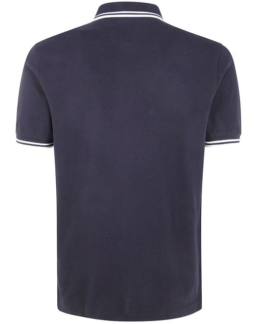 Fred Perry Blue Twin Tipped Shirt for men
