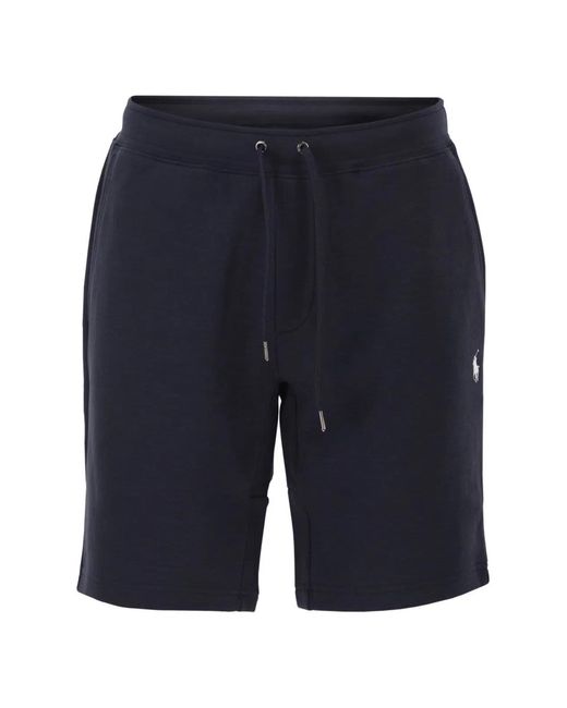 Polo Ralph Lauren Blue Double-Knit Shorts for men