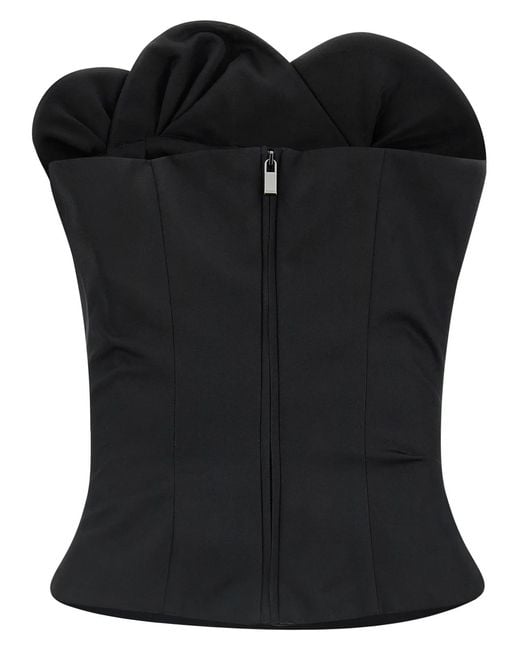 Magda Butrym Black '01' Corset Top