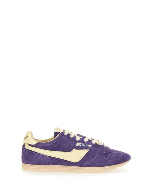 Autry Purple Windspin Low Sneaker