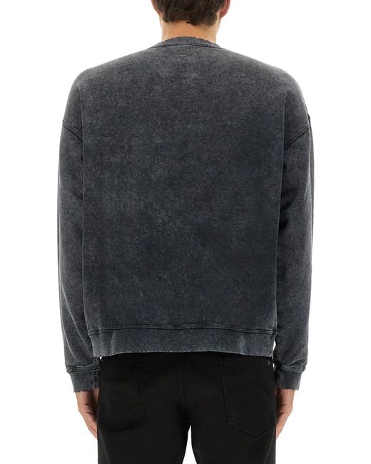 DSquared² Gray Sweatshirt With Print for men