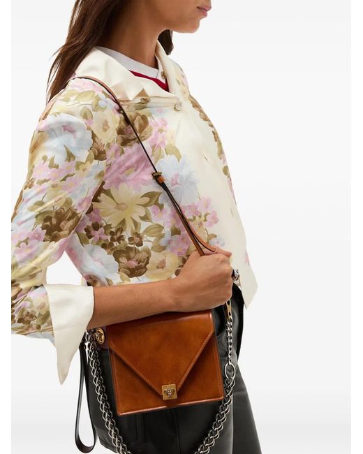 Versace Brown Tan Leather Luxury Bag