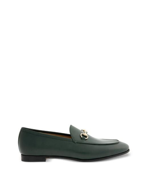 Gucci Green Jordaan Loafers
