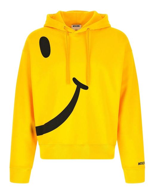 Moschino Yellow 'Smileyâ' Hoodie