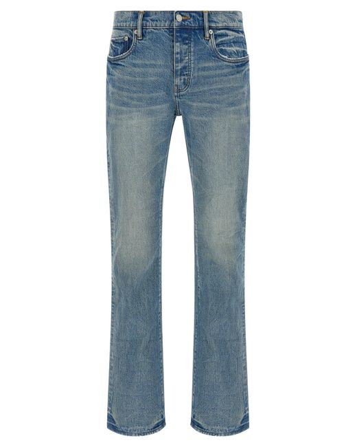 Purple Blue 'P004 Flare' Jeans for men