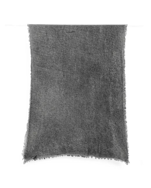 Avant Toi Gray Hand Painted Cashmere Scarf 185X90 for men