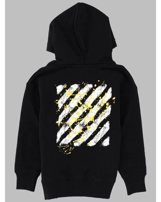 Off-White c/o Virgil Abloh Black Arrow Print Mini Sweatshirt For Boys (Kids)